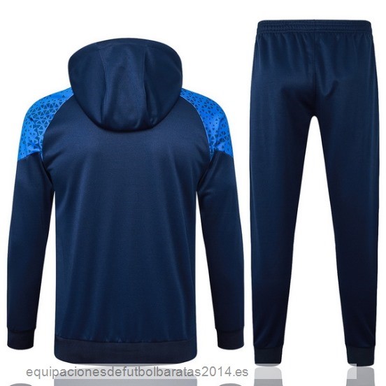 Nuevo Conjunto Completo Chaqueta Con Capucha Marsella 23/24 Azul I Marino Baratas